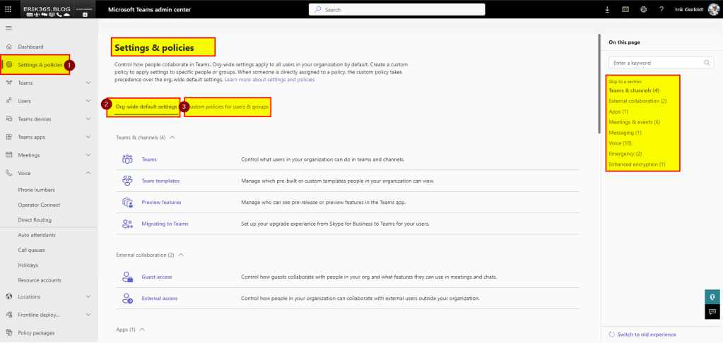 Lost in Teams Admin Center? Here’s how to find all your policies and settings in the Teams Admin Center,&nbsp;again