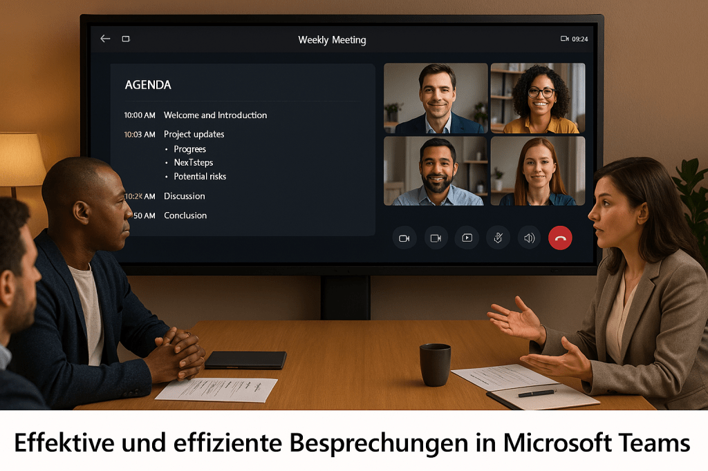 Effektive und effiziente Besprechungen in Microsoft Teams – mit Struktur und smarter&nbsp;Unterstützung