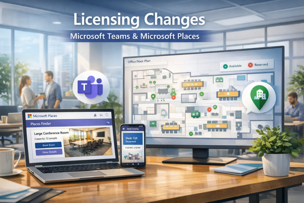 Licensing Changes for Microsoft Teams and Microsoft Places