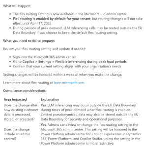 Flex Routing for Microsoft Copilot in EU and EFTA – erik365.blog