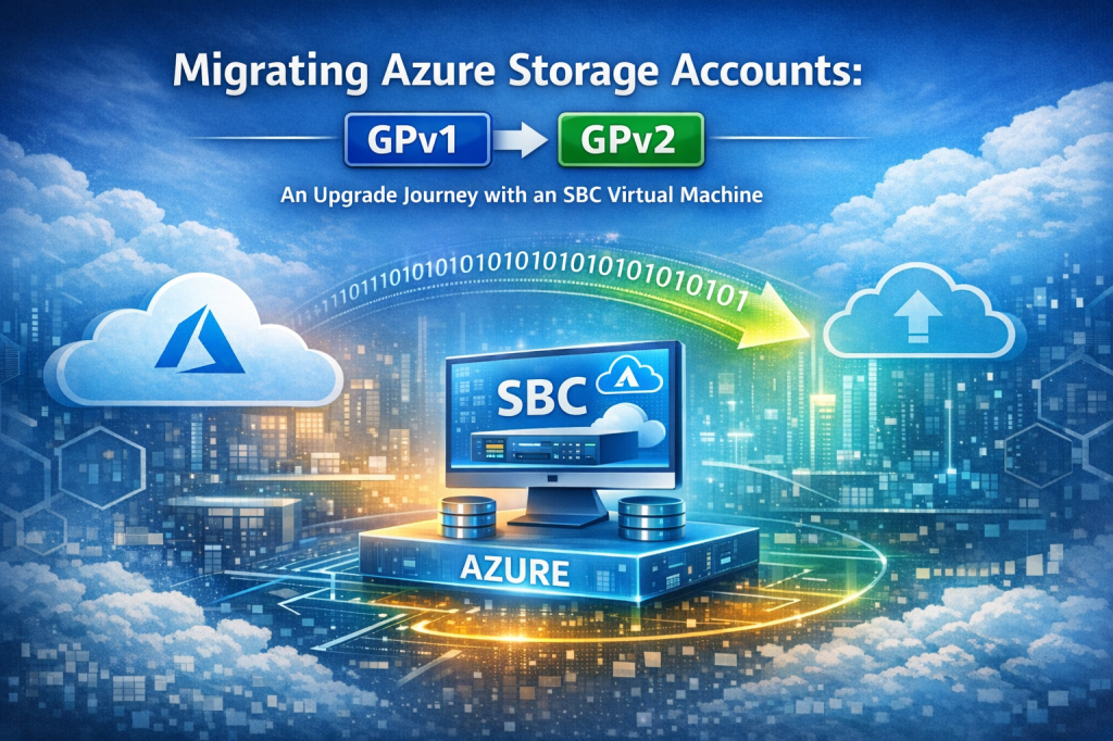 Migrating Azure Storage Accounts for AudioCodes SBC Deployment from GPv1 to&nbsp;GPv2